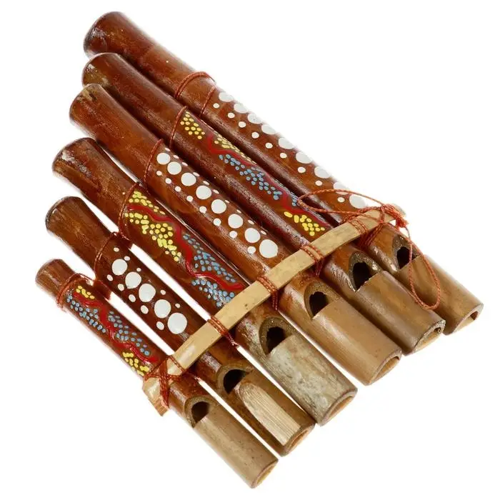 Сувенирный музыкальный инструмент  Сувенирный музыкальный инструмент "Флейта" 20х3х14 см МИКС