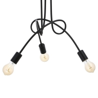 Светильник "Узел" черный 3x40W E27 54x54x40 см BayerLux Светильник "Узел" черный 3x40W E27 54x54x40 см BayerLux