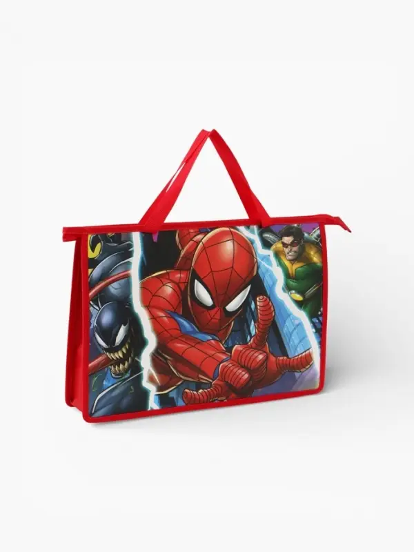 Папка с ручками, пластик, А4, &laquo;Супергерой&raquo;