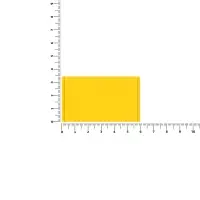 Лейбл из ПВХ Dzeta, M, желтый