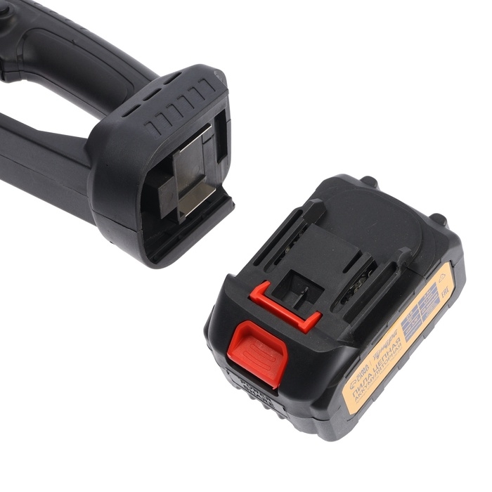 Пила цепная аккумуляторная ТУНДРА, 21 В, 3 Ач, Li-ion, 12 Пила цепная аккумуляторная ТУНДРА, 21 В, 3 Ач, Li-ion, 12", шаг 3/8", 45 звеньев