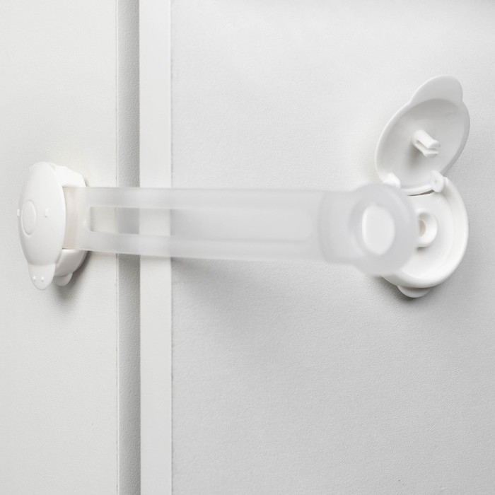 Набор блокираторов для дверей и ящиков, универсальные, 3 шт., цвет белый/прозр, Крошка Я Набор блокираторов для дверей и ящиков, универсальные, 3 шт., цвет белый/прозр, Крошка Я