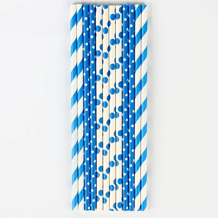 Трубочки бумажные 12 шт «Небо» Трубочки бумажные 12 шт «Небо»