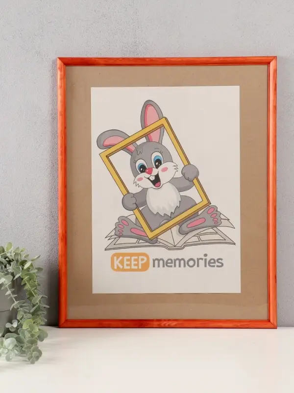 Фоторамка дерево 40х50 см, махагон №1 (пластиковый экран) Фоторамка дерево 40х50 см, махагон №1 (пластиковый экран)