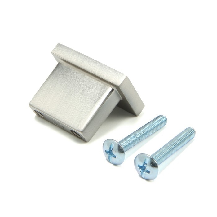 Ручка мебельная CAPPIO RT202, цвет сатиновый серый, 8 шт.