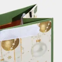 Пакет под бутылку &laquo;Счастливого праздника&raquo;, 13&times;36&times;10 см