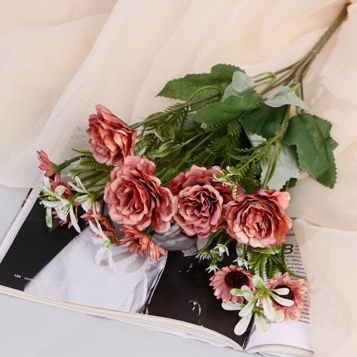 Букет Букет "Роза многолепестковая" 5х27 см, микс