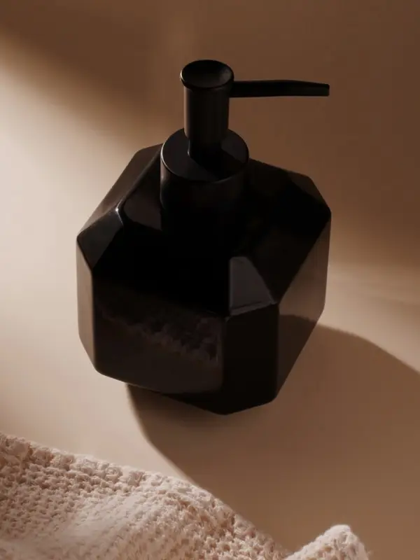 Дозатор для мыла SL Home &laquo;Артемида&raquo;, 380 мл, чёрный