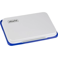 Подушка штемпельная настольная Attache синяя 68х101 см металл