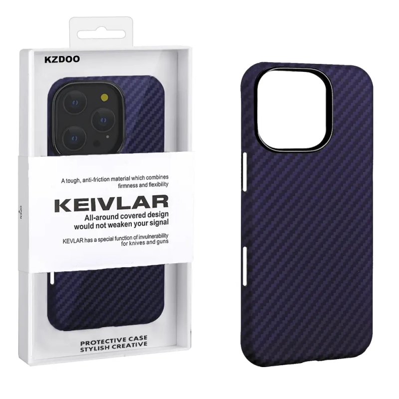 Чехол iPh 16 Pro Kevlar Purple K-DOO