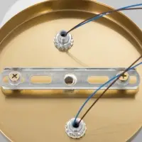 Люстра &laquo;Донна&raquo; 2&times;40 Вт Е27 черный/латунь 37&times;15&times;25 см