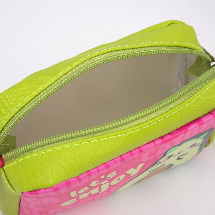 Сумка детская «Авокато» из эко-кожи, на ремешке, 15х12х3 см