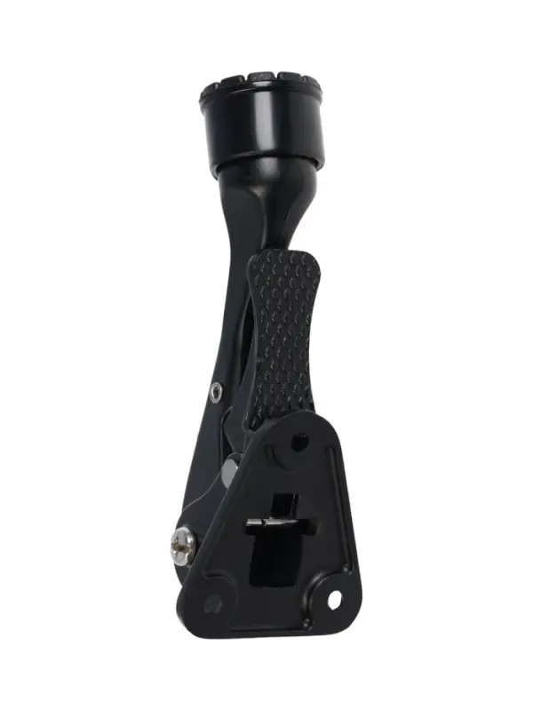 Фиксатор дверной LOCKLAND “козья ножка”, с автоподъемом, цвет черный Фиксатор дверной LOCKLAND “козья ножка”, с автоподъемом, цвет черный