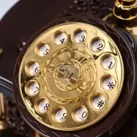 Шкатулка музыкальная механическая "Ретро телефон" 20х14,5х21,5 см