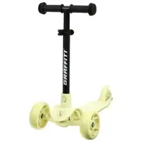Самокат детский GRAFFITI Baby 24, колёса PU 120/100 мм, жёлтый