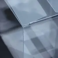 Складная прозрачная коробка из PVC, для упаковки подарков, 7×7×7 см