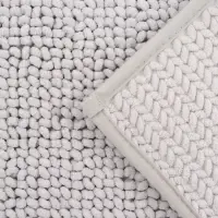 Коврик для дома LaDо́m, букли, плотность 1100 г, 50&times;80 см, серый