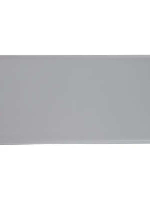 Плинтус напольный прямоугольный &laquo;Идеал. Дюра&raquo;, 2200&times;80 мм, цвет 002 светло-серый