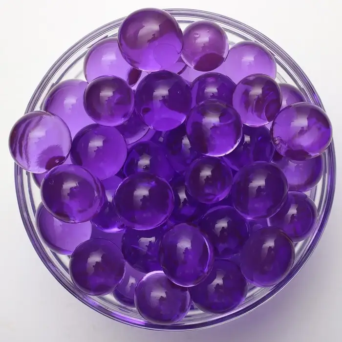 Аквагрунт, крупный гидрогель декоративный для цветов, фиолетовый, 10 г