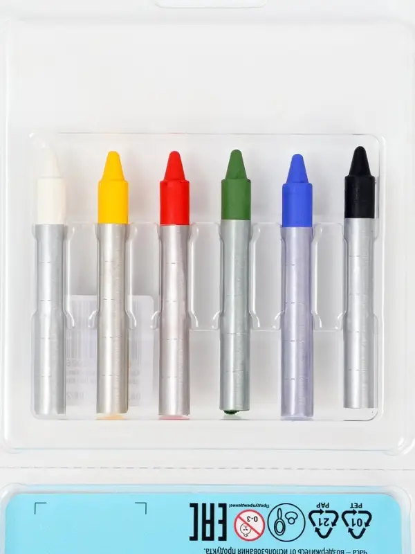 Набор гримировальных карандашей  &laquo;Классики&raquo; 6 цветов