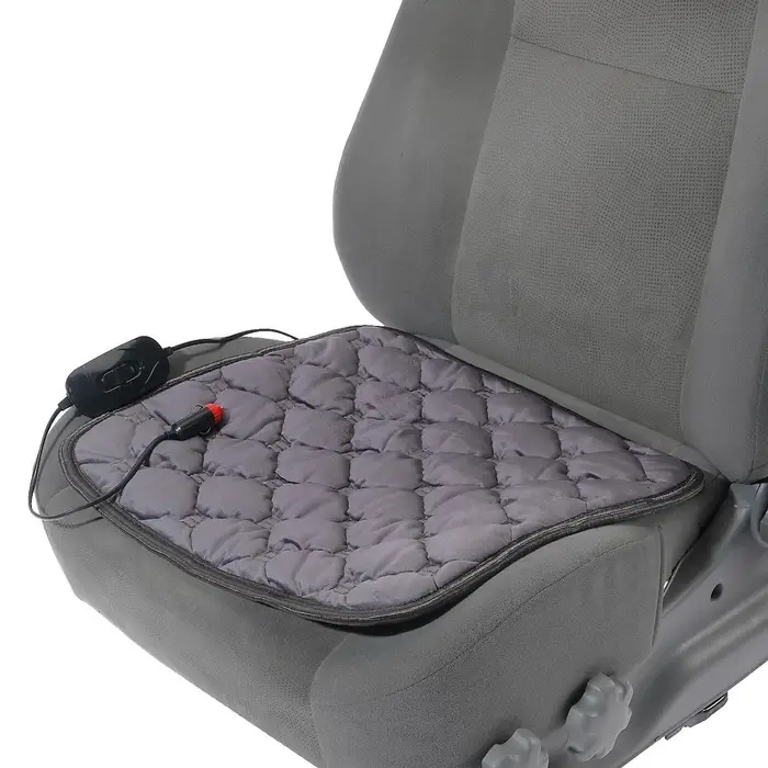 Накидка с подогревом TORSO, 12 В, регулятор, 42&times;42 см, провод 90 см, серый