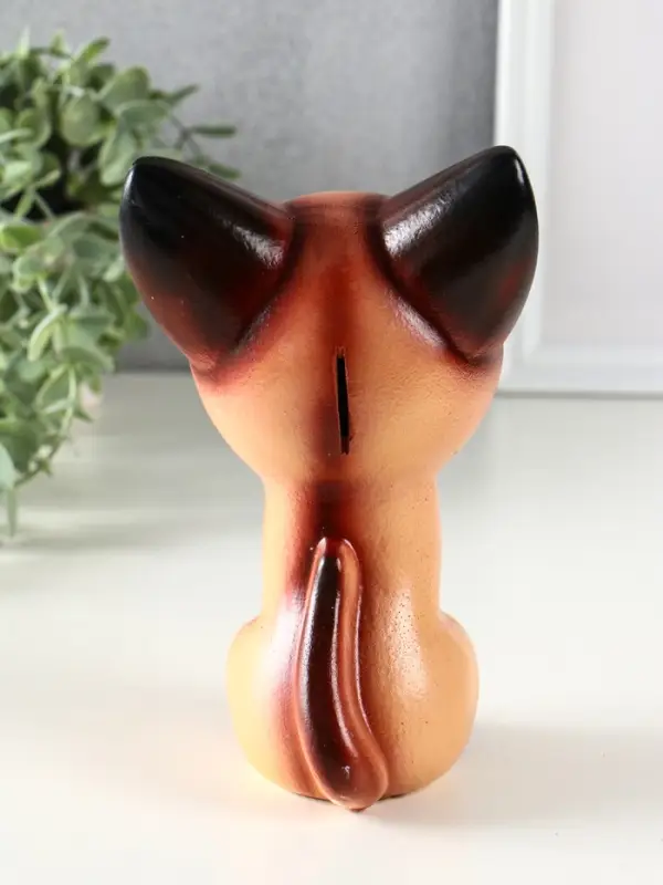 Копилка "Котёнок сиамский", 19,5х12х12,5 см