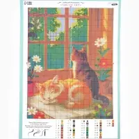 Вышивка крестиком 35х45 см "Там, где уют"