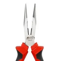 Длинногубцы прямые 180 мм AVS DLG0180-S