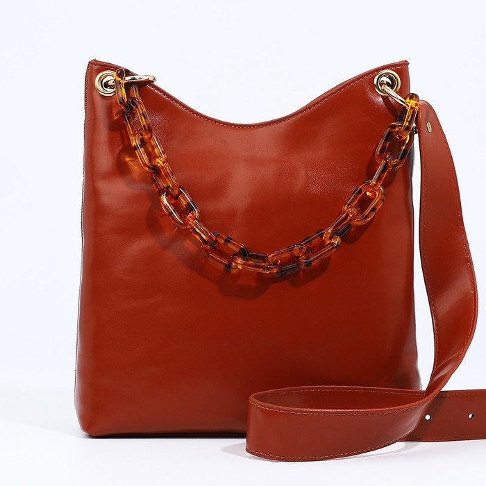 Кросс-боди на магните, цвет рыжий Кросс-боди на магните, цвет рыжий