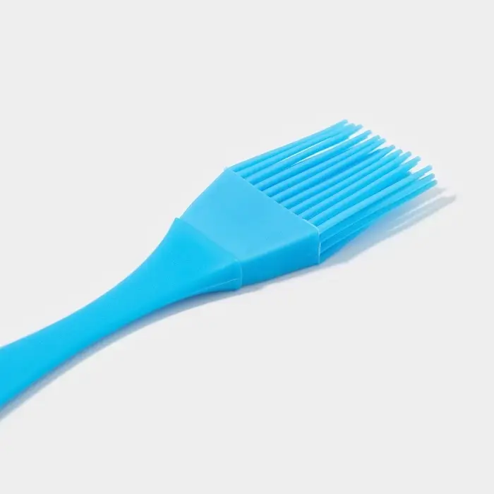 Кисть Доляна «Лето», силикон, 16.5 см, голубая Кисть Доляна «Лето», силикон, 16.5 см, голубая