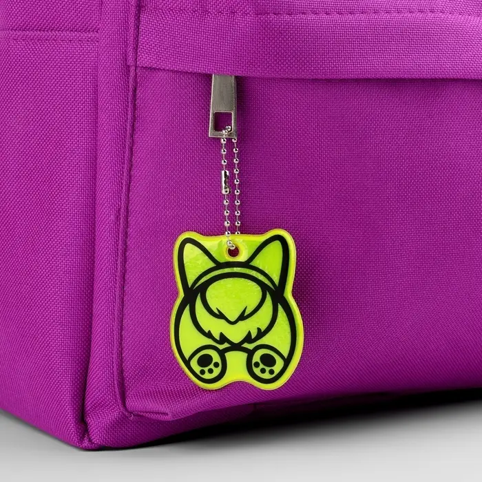 Светоотражающий элемент «Хвост корги», двусторонний, 5.1×5.9 см, МИКС Светоотражающий элемент «Хвост корги», двусторонний, 5.1×5.9 см, МИКС