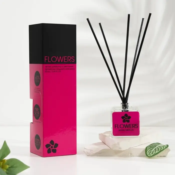 Диффузор ароматический NEON AROMA HOME FLOWERS 50 мл Диффузор ароматический NEON AROMA HOME FLOWERS 50 мл