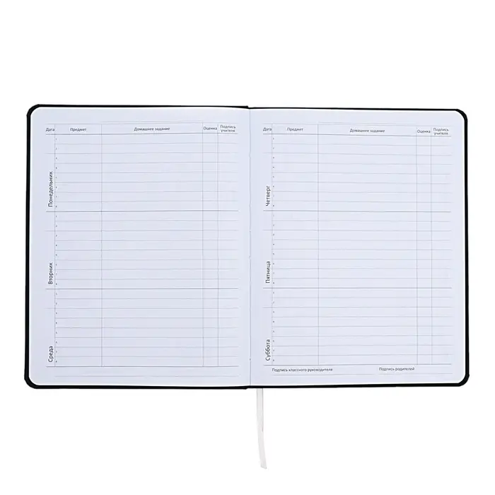 Дневник универсальный для 1-11 класса "Учусь по графику", интегральная обложка, искусственная кожа, шелкография, ляссе, 80 г/м2