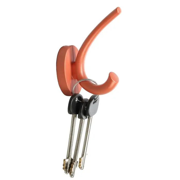 Крючок мебельный CAPPIO USUAL, двухрожковый, цвет кирпичный