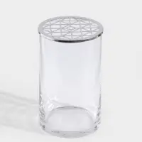 Ваза стекло настольная с крышкой "Альваро" 20х11,5 см, прозрачный