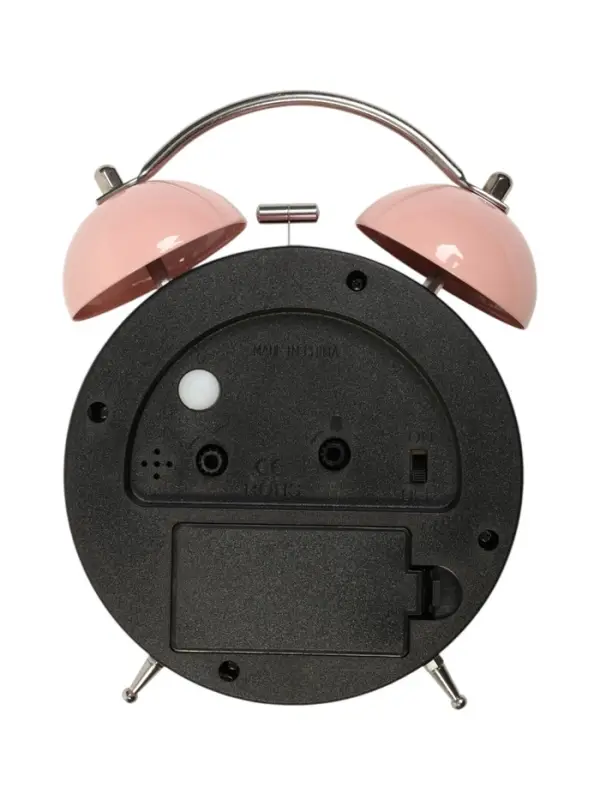 Часы-будильник детские настольные &laquo;Квигли&raquo;, с подсветкой, плавный ход, 16&times;11 см, розовый