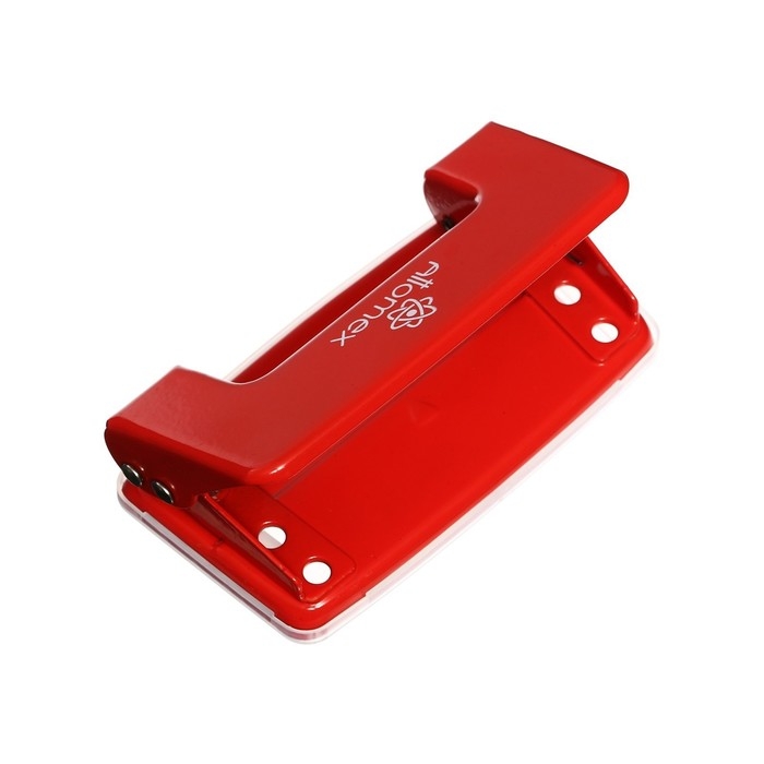 Дырокол металлический 10 листов, Attomex, красный Дырокол металлический 10 листов, Attomex, красный