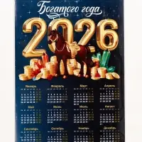 Календарь 2026 «Богатого года», А3
