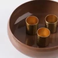 Подсвечник на 3 свечи на магнитах &laquo;Бисквит&raquo;, 13&times;13&times;4 см