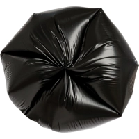 Мешки для мусора ПВД 60л 35мкм 20шт/рул черн 60x70см с ручками Luscan