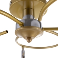 Люстра "Нова" 6x60Вт E27 шампань 68х68х26 см BayerLux