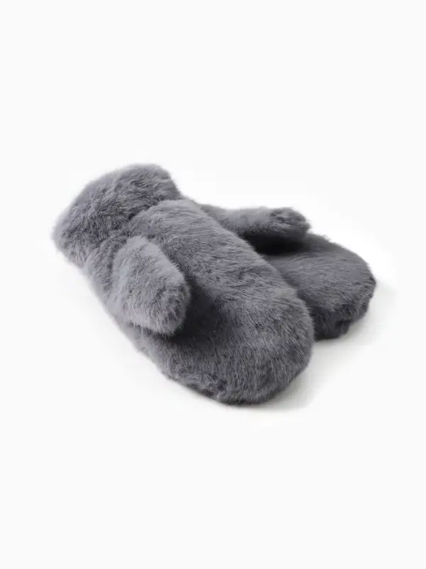 Варежки женские MINAKU цв.серый р-р 26*12см Варежки женские MINAKU цв.серый р-р 26*12см