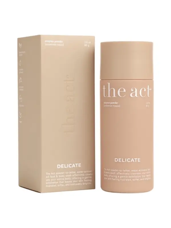 Энзимная пудра для лица и тела, 80 г, The Act
