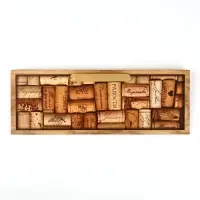 Пакет под бутылку &laquo;Пробки&raquo;, 36&times;10&times;13 см
