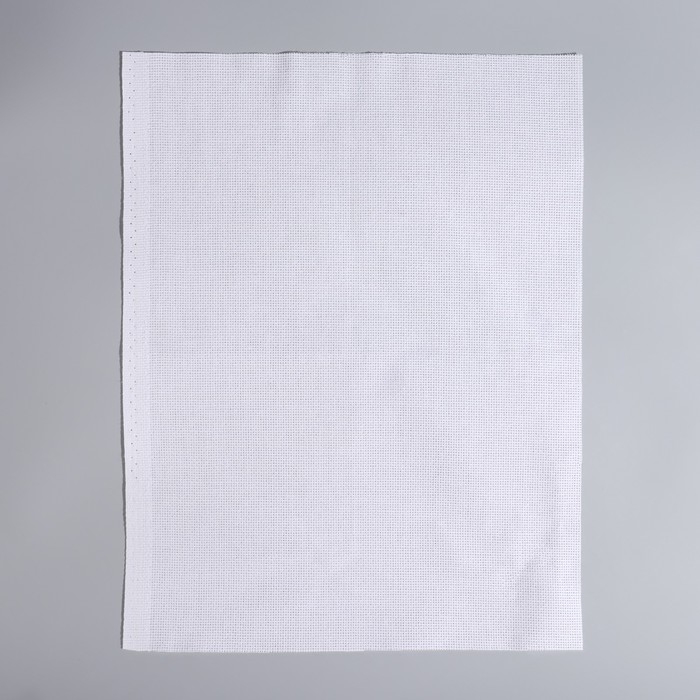 Набор для вышивания крестиком: канва без рисунка белая, 30×40 см, пяльцы d = 16 см, цвет МИКС Набор для вышивания крестиком: канва без рисунка белая, 30×40 см, пяльцы d = 16 см, цвет МИКС