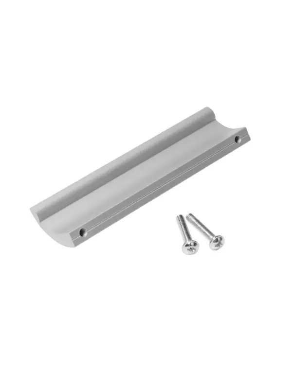 Ручка-скоба мебельная ТУНДРА РС127, м/о 96 мм, цвет матовый хром