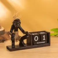 Вечный календарь &laquo;Абориген&raquo;, 14&times;20&times;8 см, дерево, МИКС