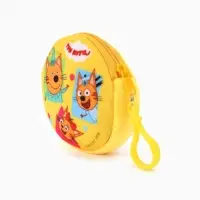 Кошелек детский плюшевый &laquo;Три кота&raquo; 9&times;9&times;1