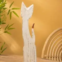 Сувенир &laquo;Кошка&raquo;, 60&times;14&times;6 см, дерево, МИКС