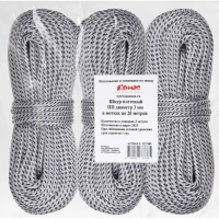 Шнур плетеный ПП 16пр с/с 3мм (20м) крап(3шт/уп)